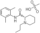 CAS # 854056-07-8, Ropivacaine mesylate, (2S)-N-(2,6-Dimethylphenyl)-1-propyl-2-piperidinecarboxamide monomethanesulfonate
