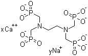 CAS # 85480-89-3, [1,2-Ethanediylbis[nitrilobis(methylene)]]tetrakisphosphonic acid calcium sodium salt