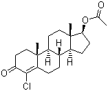 CAS 登录号：855-19-6, 醋酸氯睾酮