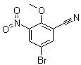 CAS 登录号：855290-36-7, 5-溴-2-甲氧基-3-硝基苯甲腈