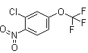 2-Chloro-1-nitro-4-(trifluoromethoxy)benzene molecular structure (CAS 85578-47-8)