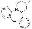 structure of CAS# 85650-52-8, Mirtazapine