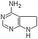 structure of CAS# 856600-01-6, 6,7-二氢-5H-吡咯并[2,3-d]嘧啶-4-胺