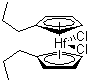 structure of CAS# 85722-06-1, Bis(propylcyclopentadienyl)hafnium dichloride