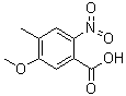 CAS 登录号：857599-32-7, 5-甲氧基-4-甲基-2-硝基苯甲酸