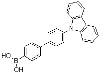 structure of CAS# 858131-73-4, [4'-(咔唑-9-基)联苯-4-基]硼酸