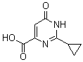 structure of CAS# 858956-25-9, 2-环丙基-1,6-二氢-6-氧代-4-吡啶甲酸