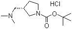 CAS 登录号：85916-26-3, (S)-1-N-叔丁氧羰基-3-二甲基氨基甲基吡咯烷盐酸盐