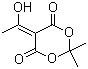 structure of CAS# 85920-63-4, 5-(1-Hydroxyethylidene)-2,2-dimethyl-1,3-dioxane-4,6-dione