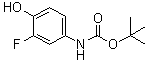 structure of CAS# 859537-27-2, 4-(叔丁氧羰基氨基)-2-氟苯酚