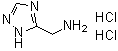 structure of CAS# 859791-21-2, 1H-1,2,4-三唑-5-甲胺二盐酸盐