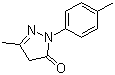 CAS # 86-92-0, 2,4-Dihydro-5-methyl-2-(4-methylphenyl)-3H-pyrazol-3-one, 3-Methyl-1-(p-tolyl)-2-pyrazolin-5-one