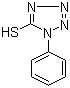 structure of CAS# 86-93-1, 5-巯基-1-苯基-四氮唑