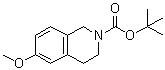 structure of CAS# 860436-57-3, 6-甲氧基-3,4-二氢异喹啉-2(1H)-羧酸叔丁酯