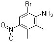 structure of CAS# 860570-23-6, 6-溴-2,3-二甲基-4-硝基苯胺