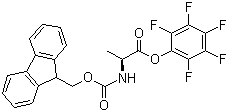 structure of CAS# 86060-86-8, Fmoc-L-alanine pentafluorophenyl ester