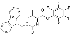 structure of CAS# 86060-87-9, N-芴甲氧羰基-L-缬氨酸五氟苯基酯