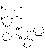 structure of CAS# 86060-90-4, N-芴甲氧羰基-L-脯氨酸五氟苯基酯
