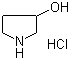 structure of CAS# 86070-82-8, 3-Hydroxypyrrolidine hydrochloride