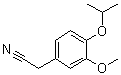 structure of CAS# 861069-45-6, 3-甲氧基-4-(异丙氧基)苯乙腈