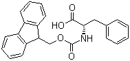 structure of CAS# 86123-10-6, Fmoc-D-phenylalanine