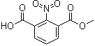 structure of CAS# 861593-27-3, 2-硝基-1,3-苯二甲酸单甲酯
