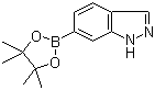 structure of CAS# 861905-87-5, 1H-吲唑-6-硼酸频哪醇酯