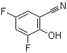 structure of CAS# 862088-17-3, 3,5-二氟-2-羟基苯甲腈