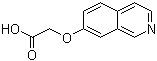 structure of CAS# 86235-60-1, 2-(7-异喹啉基氧基)乙酸