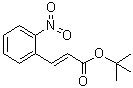 CAS 登录号：862499-32-9, 3-(2-硝基苯基)-2-丙烯酸叔丁酯