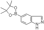 structure of CAS# 862723-42-0, 1H-Indazole-5-boronic acid pinacol ester
