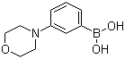 structure of CAS# 863377-22-4, 3-吗啉苯硼酸