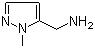 structure of CAS# 863548-52-1, 1-Methyl-1H-pyrazole-5-methanamine