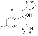 structure of CAS# 86386-73-4, Fluconazole