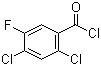 structure of CAS# 86393-34-2, 2,4-Dichloro-5-fluorobenzoyl chloride