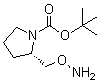 CAS # 863991-04-2, tert-Butyl (S)-2-[(aminooxy)methyl]pyrrolidine-1-carboxylate, tert-Butyl (2S)-2-[(aminooxy)methyl]pyrrolidine-1-carboxylate