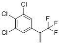 structure of CAS# 864736-87-8, 1,2,3-三氯-5-[1-(三氟甲基)乙烯基]-苯