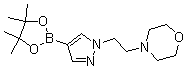 structure of CAS# 864754-18-7, 1-[2-(吗啉-4-基)乙基]-1H-吡唑-4-硼酸频哪醇酯