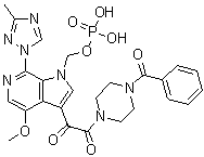 structure of CAS# 864953-29-7, Fostemsavir