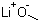 Lithium methoxide molecular structure (CAS 865-34-9)