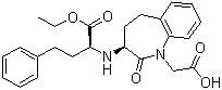structure of CAS# 86541-75-5, Benazepril