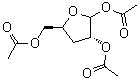 structure of CAS# 865853-43-6, 3-脱氧-D-赤式呋喃戊糖三乙酸酯