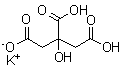 structure of CAS# 866-83-1, Potassium dihydrogen citrate