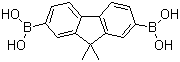 structure of CAS# 866100-14-3, 9,9-二甲基-2,7-芴二硼酸