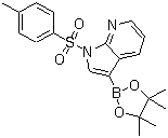 structure of CAS# 866545-91-7, 1-对甲苯磺酰基-1H-吡咯并[2,3-b]吡啶-3-硼酸频哪醇酯