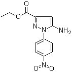 structure of CAS# 866838-08-6, 5-氨基-1-(4-硝基苯基)-1H-吡唑-3-羧酸乙酯