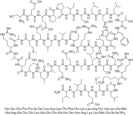 structure of CAS# 86784-80-7, CRF (human and rat)