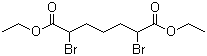 structure of CAS# 868-68-8, Diethyl 2,6-dibromoheptanedioate