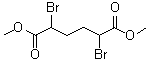 structure of CAS# 868-72-4, 2,5-二溴己二酸二甲酯