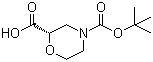 structure of CAS# 868689-63-8, (2S)-2,4-吗啉二羧酸 4-叔丁酯